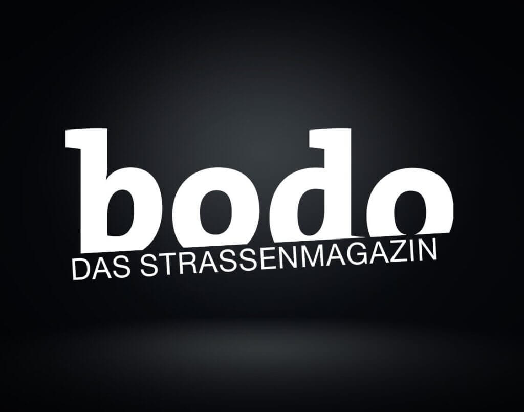 Die Abbildung zeigt das Logo von bodo das Strassenmagazin - Social Engagment von Schulz